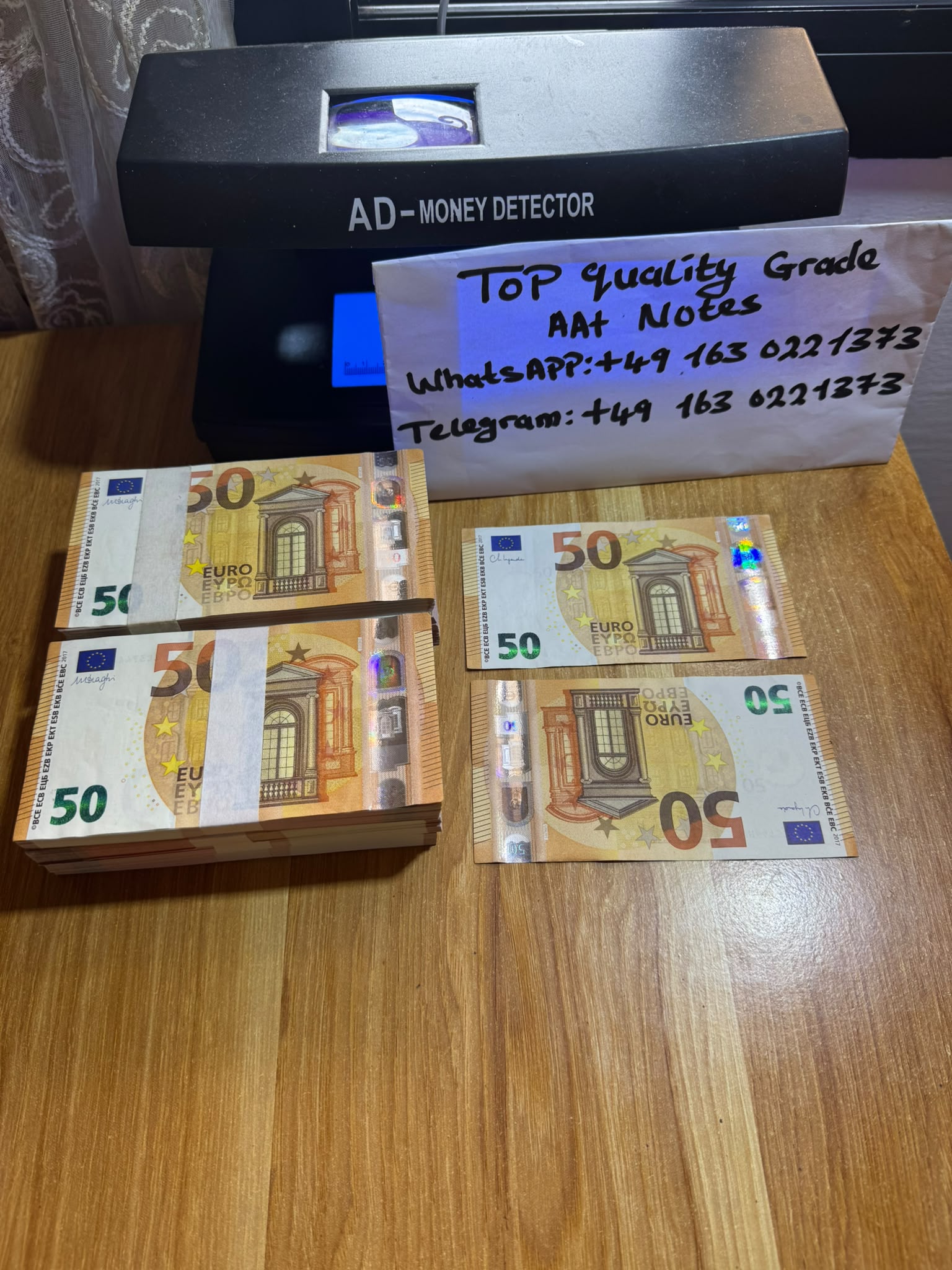 Buy Counterfeit note 50 Euro €3000 worth - Counterfeit Note