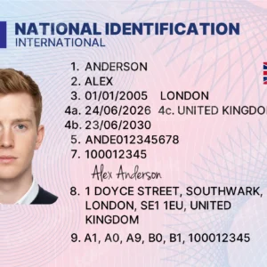 Classic UK Drivers License